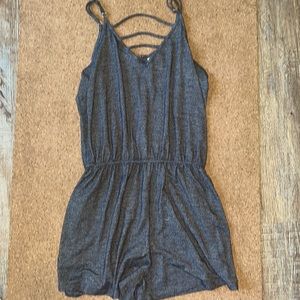 Charcoal Grey Romper